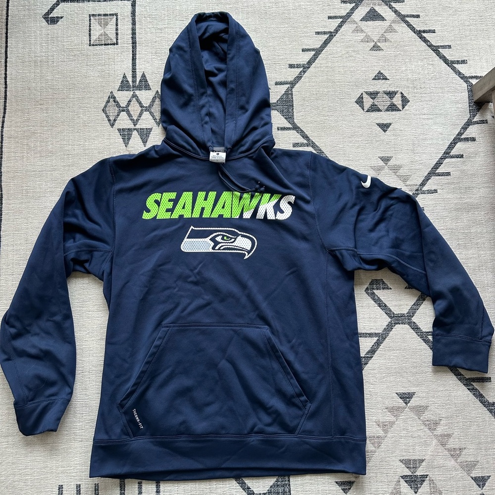 Nike - Seattle Seahawks - therma-fit hoodie - Men - Size Large